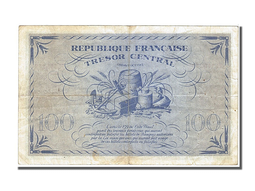 FRANCE, 100 Francs, 1943-1945 Marianne, 1943, 1943-10-02, EF(40-45), PL,...