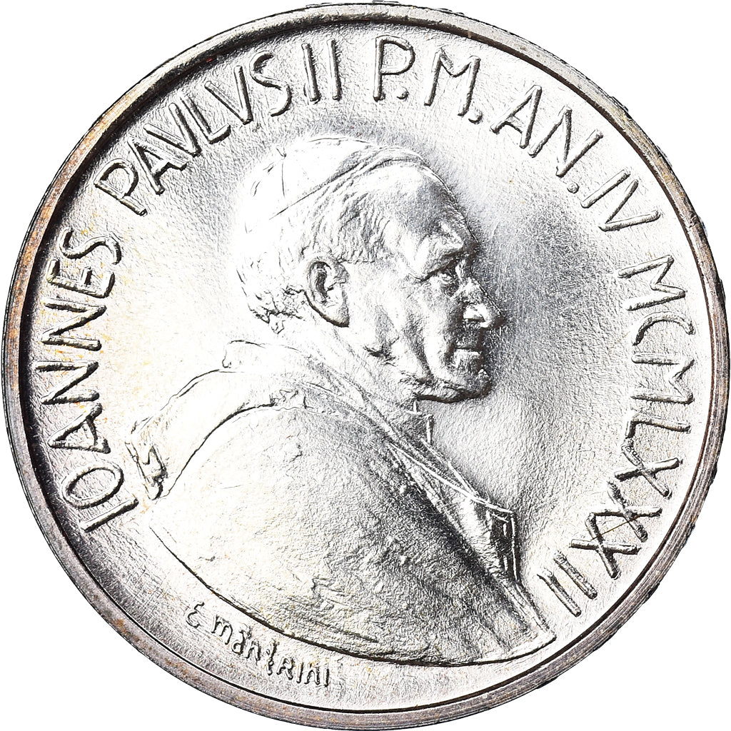 Münze, Vatikanstadt, John Paul II, 1000 Lire, 1982, Roma, FDC, STGL, Silber