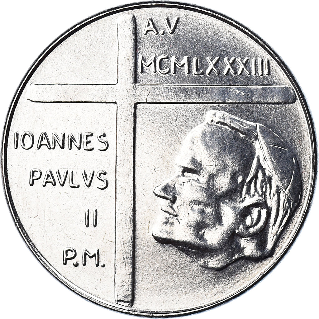 Münze, Vatikanstadt, John Paul II, 100 Lire, 1983, Roma, FDC, STGL, Stainless