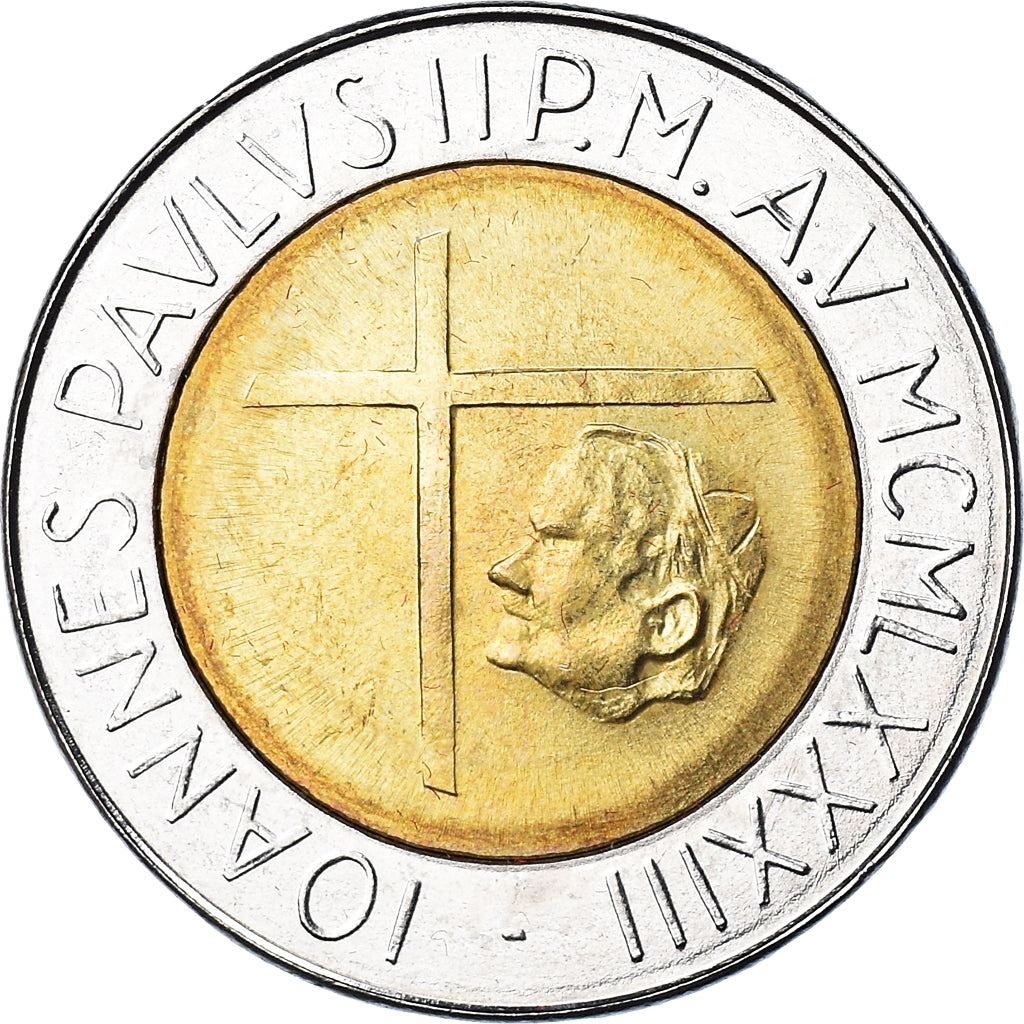 Coin, VATICAN CITY, John Paul II, 500 Lire, 1983, Roma, FDC, MS(65-70)