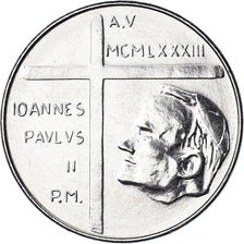 Coin, VATICAN CITY, John Paul II, 50 Lire, 1983, Roma, FDC, MS(65-70), Stainless