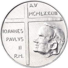 Coin, VATICAN CITY, John Paul II, 10 Lire, 1983, Rome, FDC, MS(65-70), Aluminum