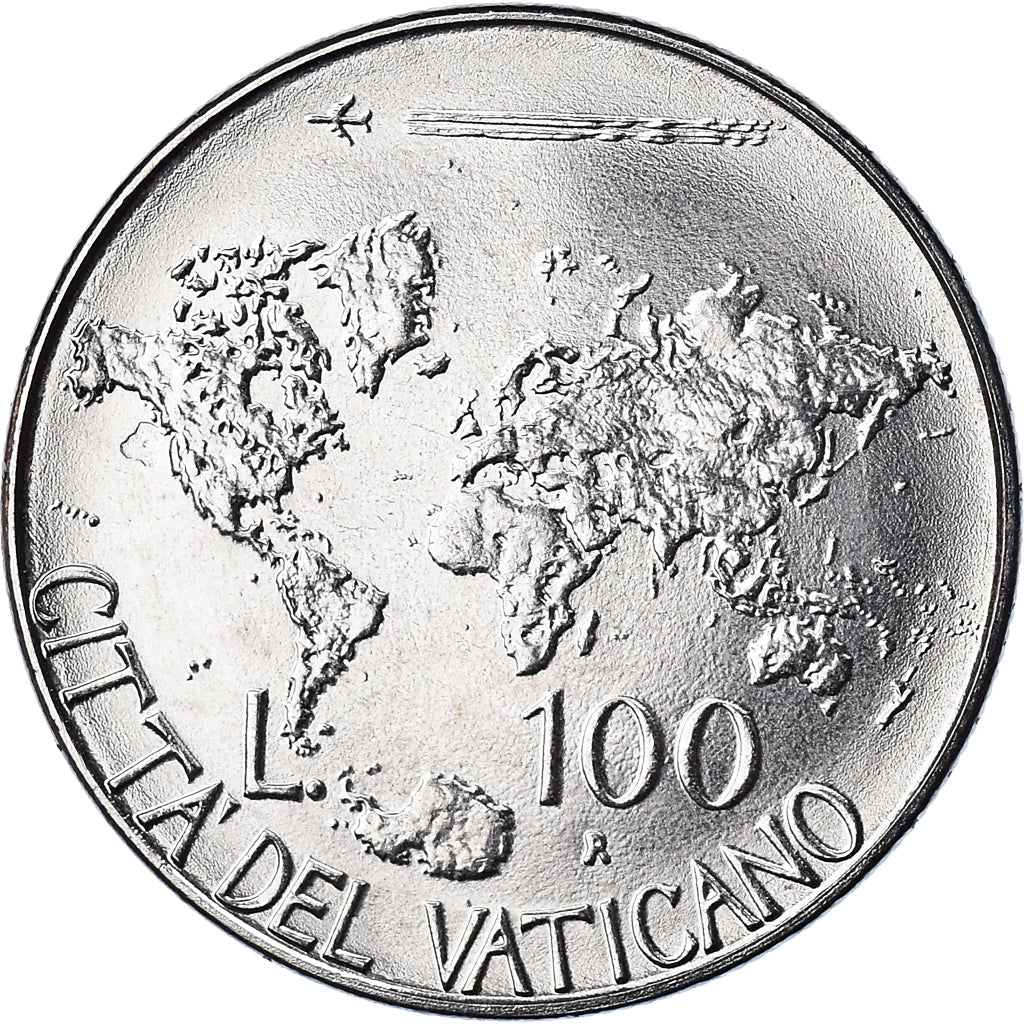 Monnaie, Cité du Vatican, John Paul II, 100 Lire, 1985, Roma, FDC, FDC, Acier
