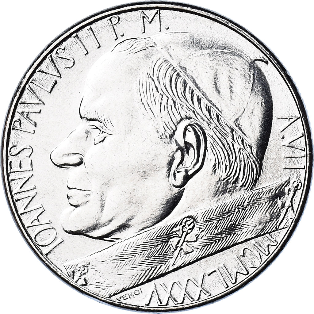Moneta, PAŃSTWO WATYKAŃSKIE, John Paul II, 50 Lire, 1985, Roma, FDC