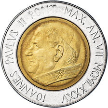 Coin, VATICAN CITY, John Paul II, 500 Lire, 1985, FDC, MS(65-70), Bi-Metallic