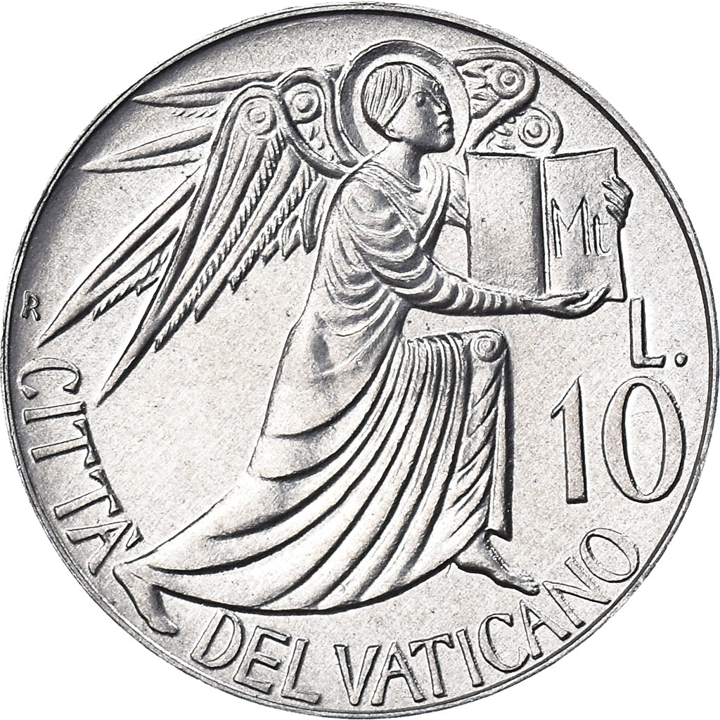 Coin, VATICAN CITY, John Paul II, 10 Lire, 1985, FDC, MS(65-70), Aluminum