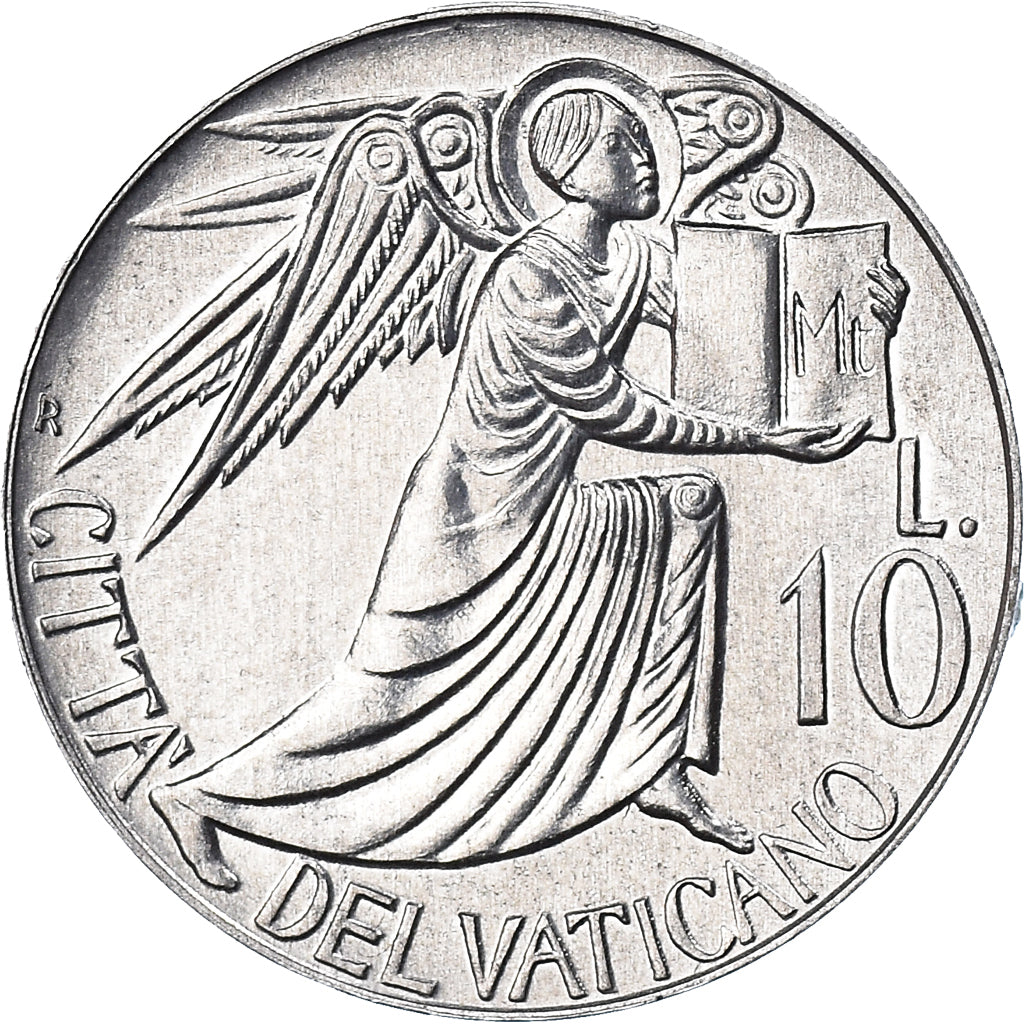 Moneda, CIUDAD DEL VATICANO, John Paul II, 10 Lire, 1985, FDC, FDC, Aluminio