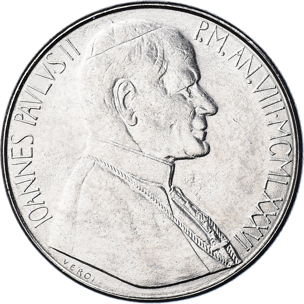 Monnaie, Cité du Vatican, John Paul II, 100 Lire, 1986, FDC, FDC, Acier