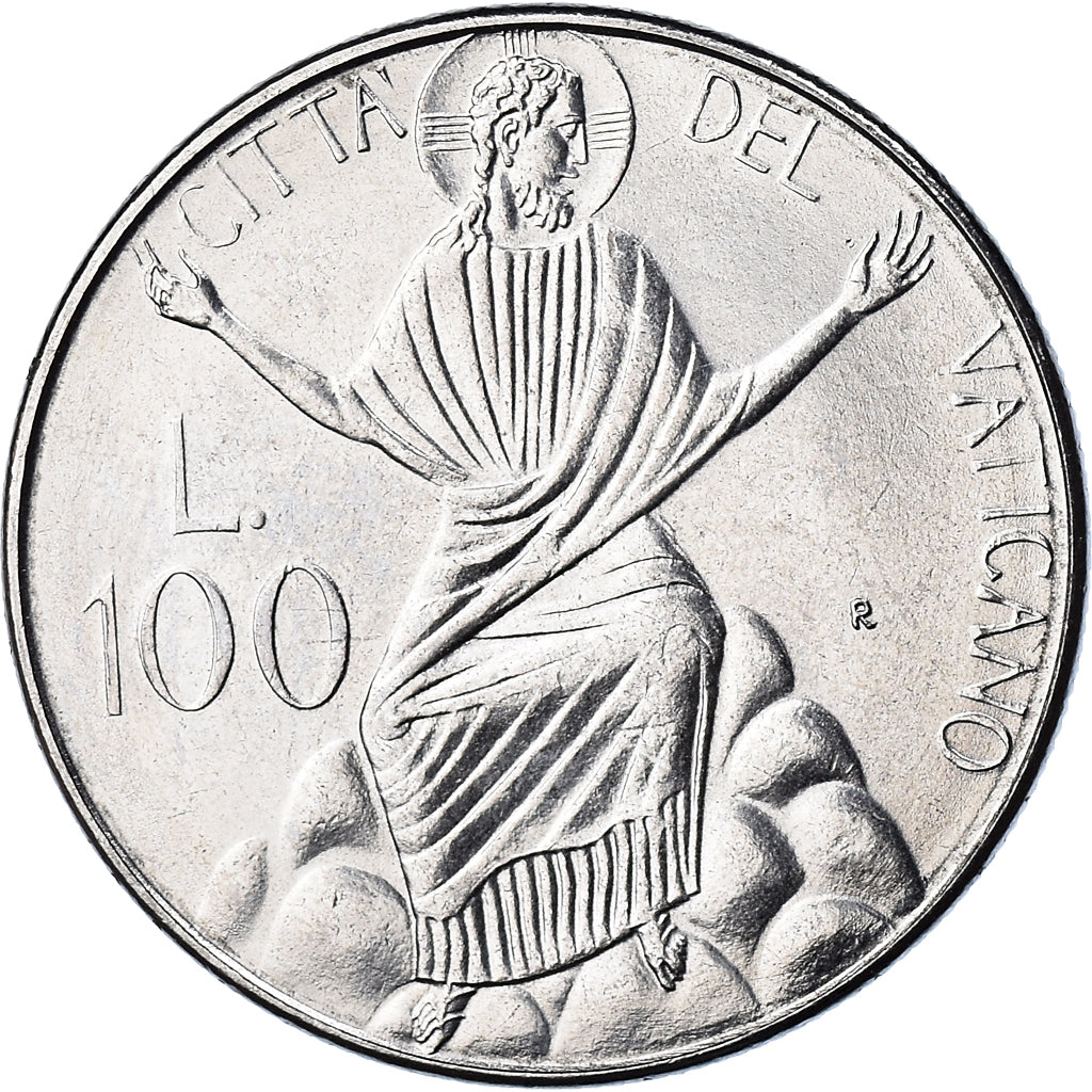 Moneta, CITTÀ DEL VATICANO, John Paul II, 100 Lire, 1986, FDC, FDC, Acciaio