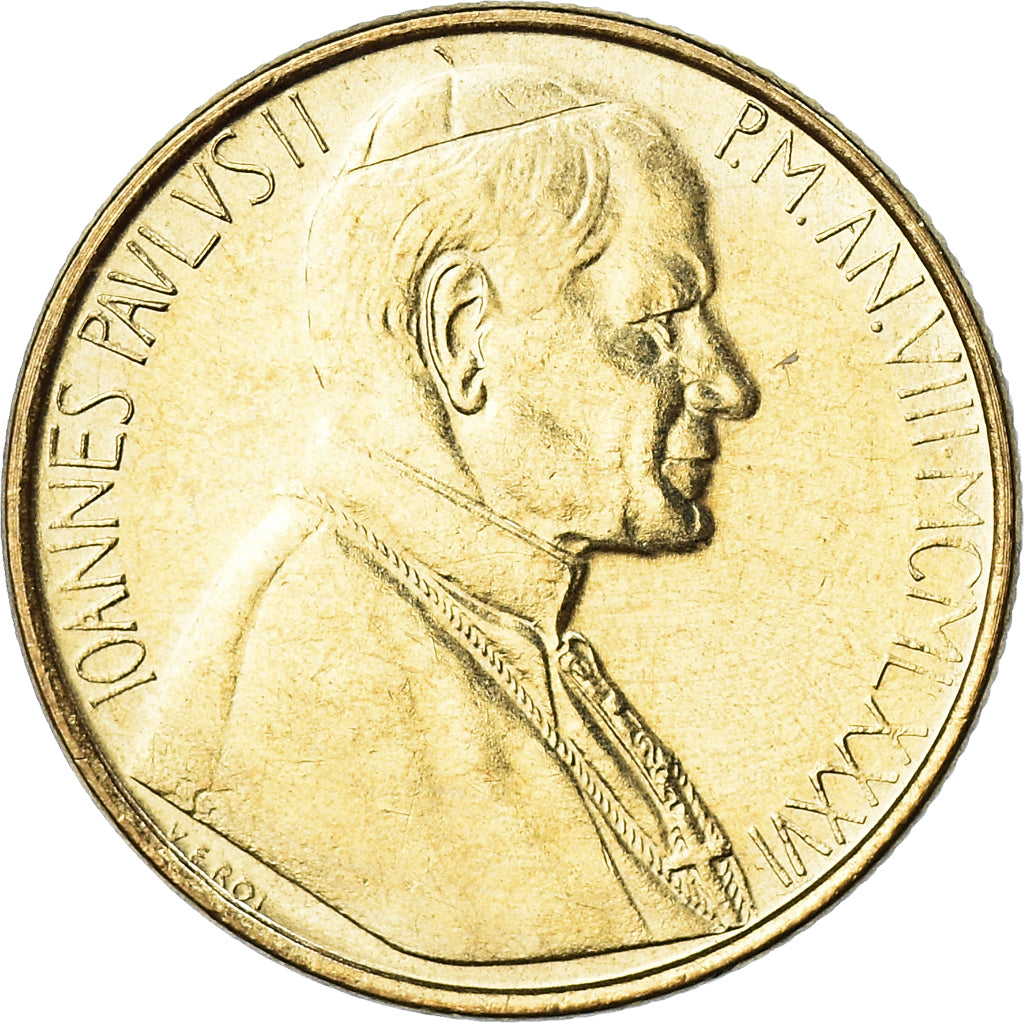 Monnaie, Cité du Vatican, John Paul II, 200 Lire, 1986, FDC, FDC