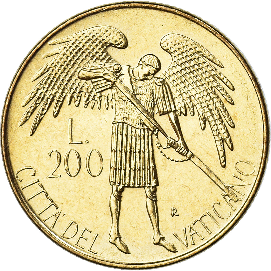 Monnaie, Cité du Vatican, John Paul II, 200 Lire, 1986, FDC, FDC