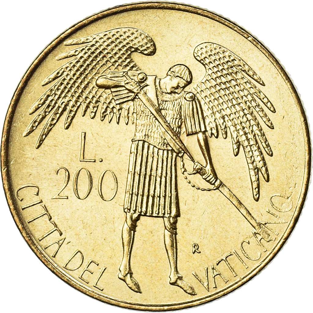 Coin, VATICAN CITY, John Paul II, 200 Lire, 1986, FDC, MS(65-70)