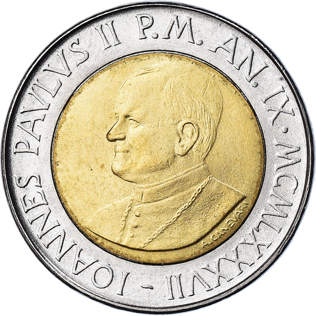 Moneta, CITTÀ DEL VATICANO, John Paul II, 500 Lire, 1987, FDC, FDC