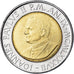 Moeda, CIDADE DO VATICANO, John Paul II, 500 Lire, 1987, FDC, MS(65-70)