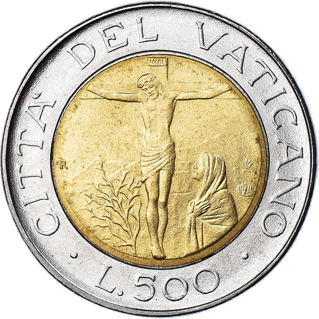 Moeda, CIDADE DO VATICANO, John Paul II, 500 Lire, 1987, FDC, MS(65-70)