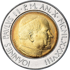 Monnaie, Cité du Vatican, John Paul II, 500 Lire, 1988, Roma, FDC, FDC