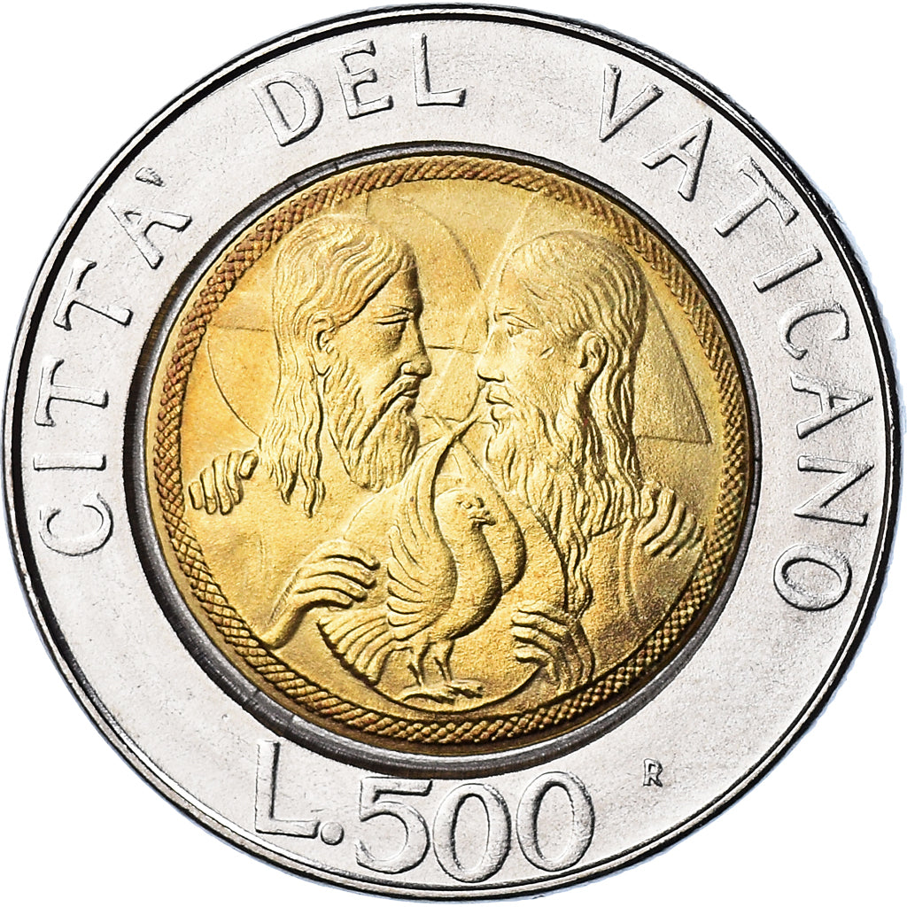 Monnaie, Cité du Vatican, John Paul II, 500 Lire, 1988, Roma, FDC, FDC