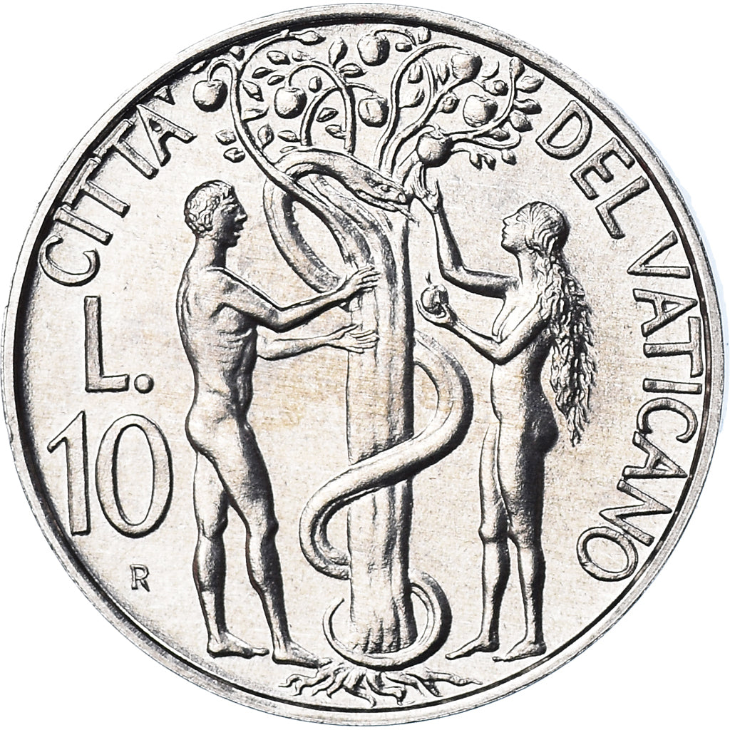 Coin, VATICAN CITY, John Paul II, 10 Lire, 1988, FDC, MS(65-70), Aluminum