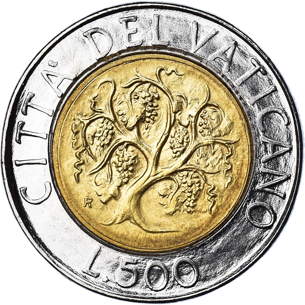 Moneda, CIUDAD DEL VATICANO, John Paul II, 500 Lire, 1989, FDC, FDC