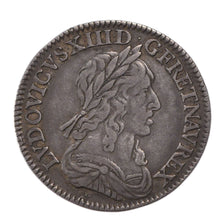 Monnaie, France, Louis XIII, 1/4 Écu 2e poinçon de Warin, buste drapé et