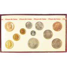 Coin, Monaco, Set 11 monnaies, Set, 1982, FDC, MS(65-70), Copper-nickel