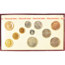 Moneta, Monaco, Set 11 monnaies, Set, 1982, FDC, FDC, Rame-nichel-alluminio
