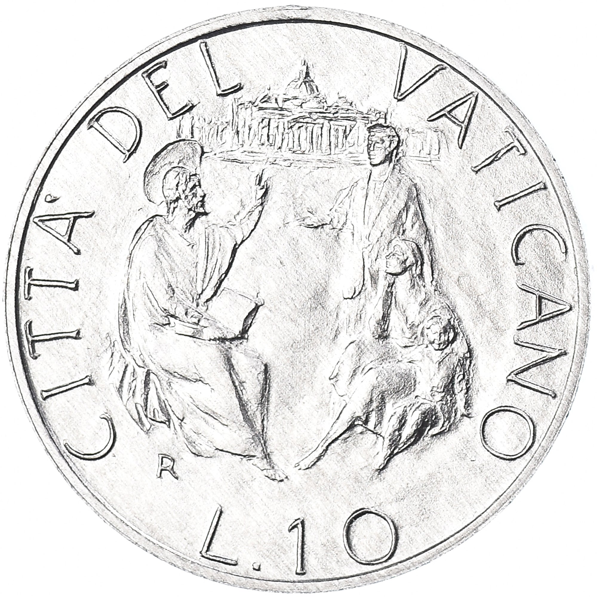 Moneta, CITTÀ DEL VATICANO, John Paul II, 10 Lire, 1989, FDC, FDC, Alluminio
