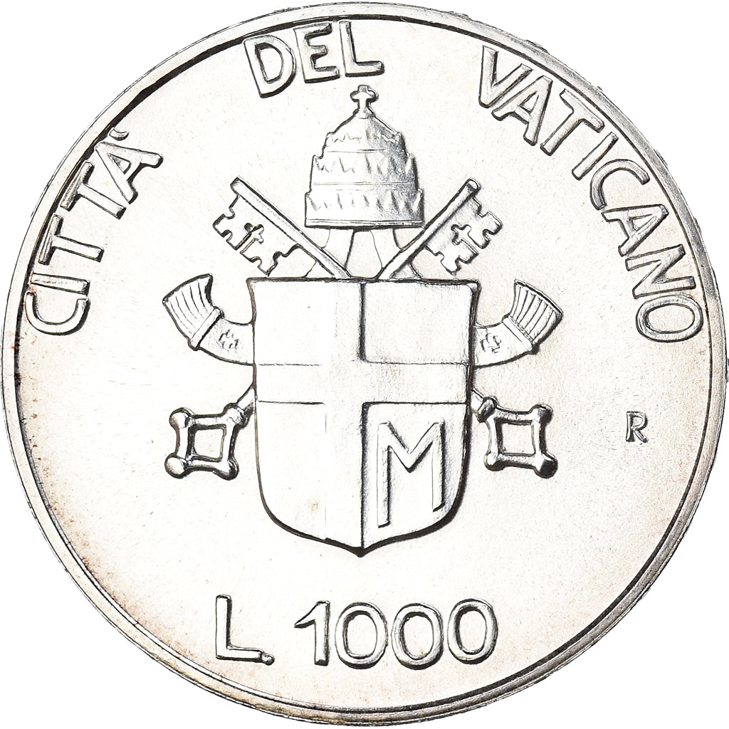 Moneda, CIUDAD DEL VATICANO, John Paul II, 1000 Lire, 1990, Roma, FDC, FDC