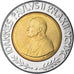 Coin, VATICAN CITY, John Paul II, 500 Lire, 1990, FDC, MS(65-70), Bi-Metallic
