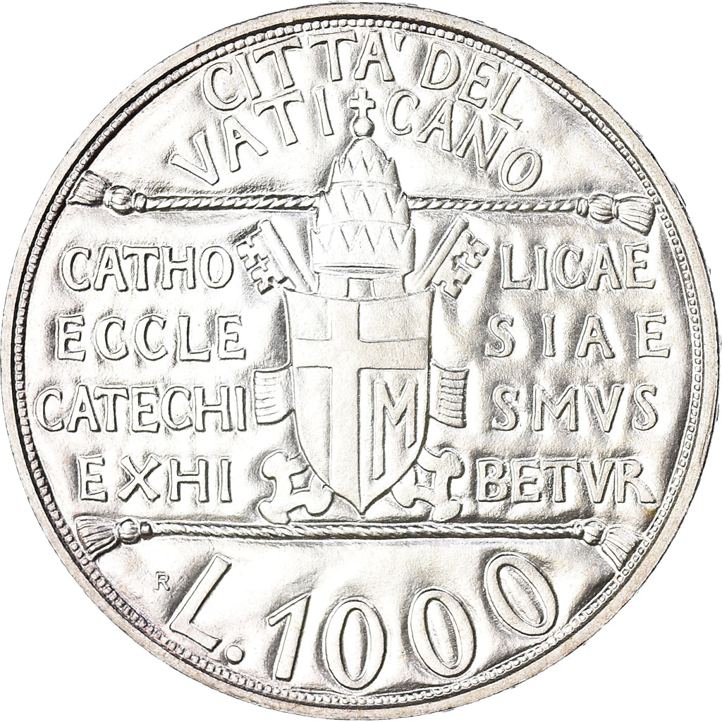 Coin, VATICAN CITY, John Paul II, 1000 Lire, 1993, FDC, MS(65-70), Silver