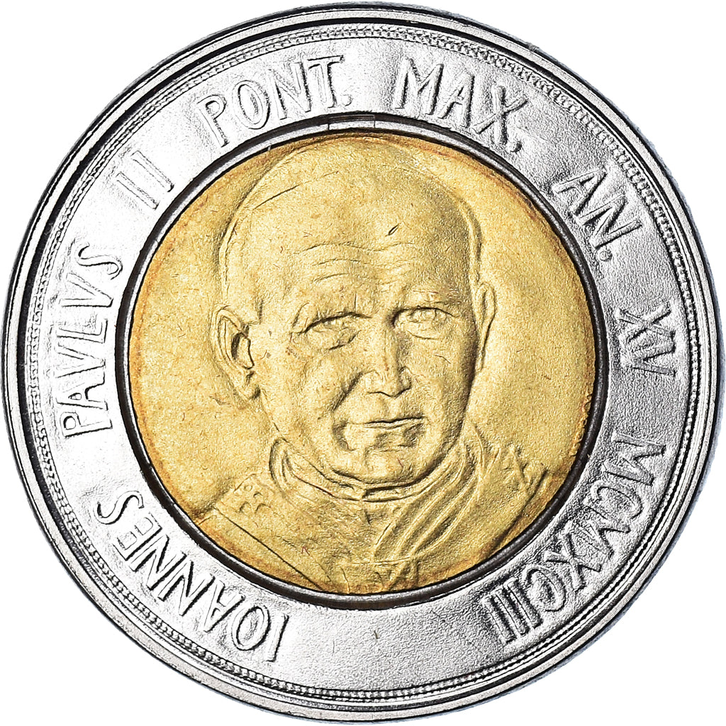 Coin, VATICAN CITY, John Paul II, 500 Lire, 1993, Roma, FDC, MS(65-70)