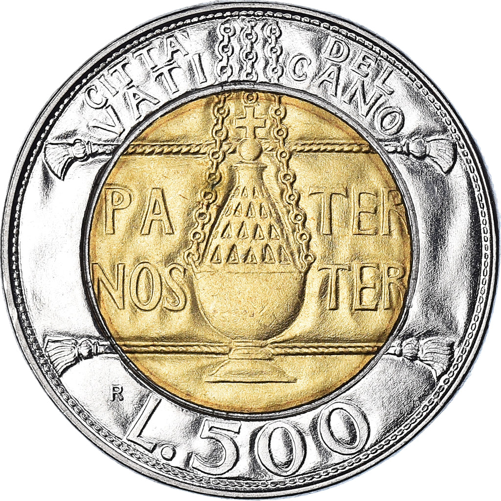 Coin, VATICAN CITY, John Paul II, 500 Lire, 1993, Roma, FDC, MS(65-70)