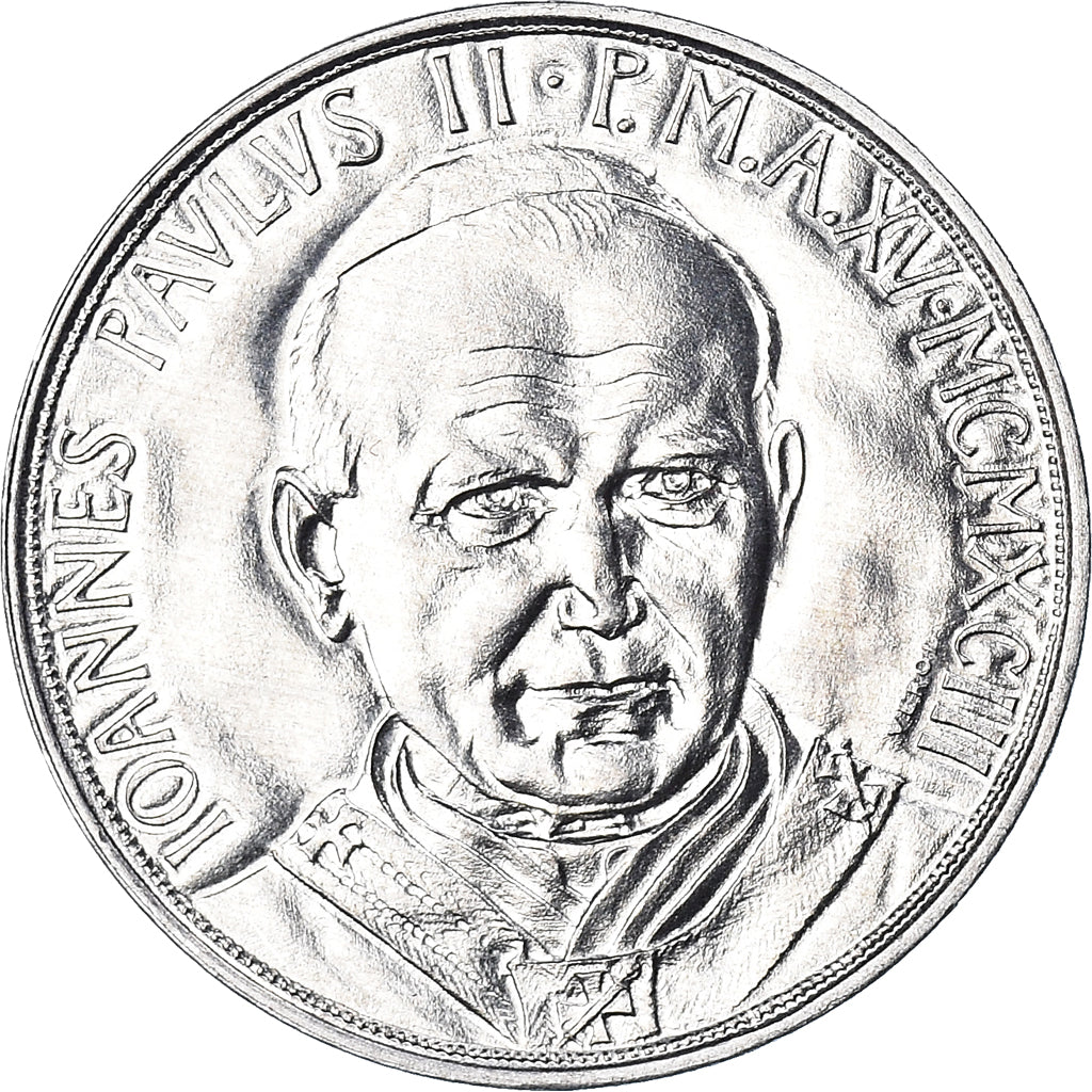 Coin, VATICAN CITY, John Paul II, 10 Lire, 1993, FDC, MS(65-70), Aluminum