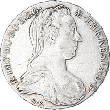 Coin, Austria, Joseph II, Thaler, 1780, Restrike, EF(40-45), Silver, KM:T1