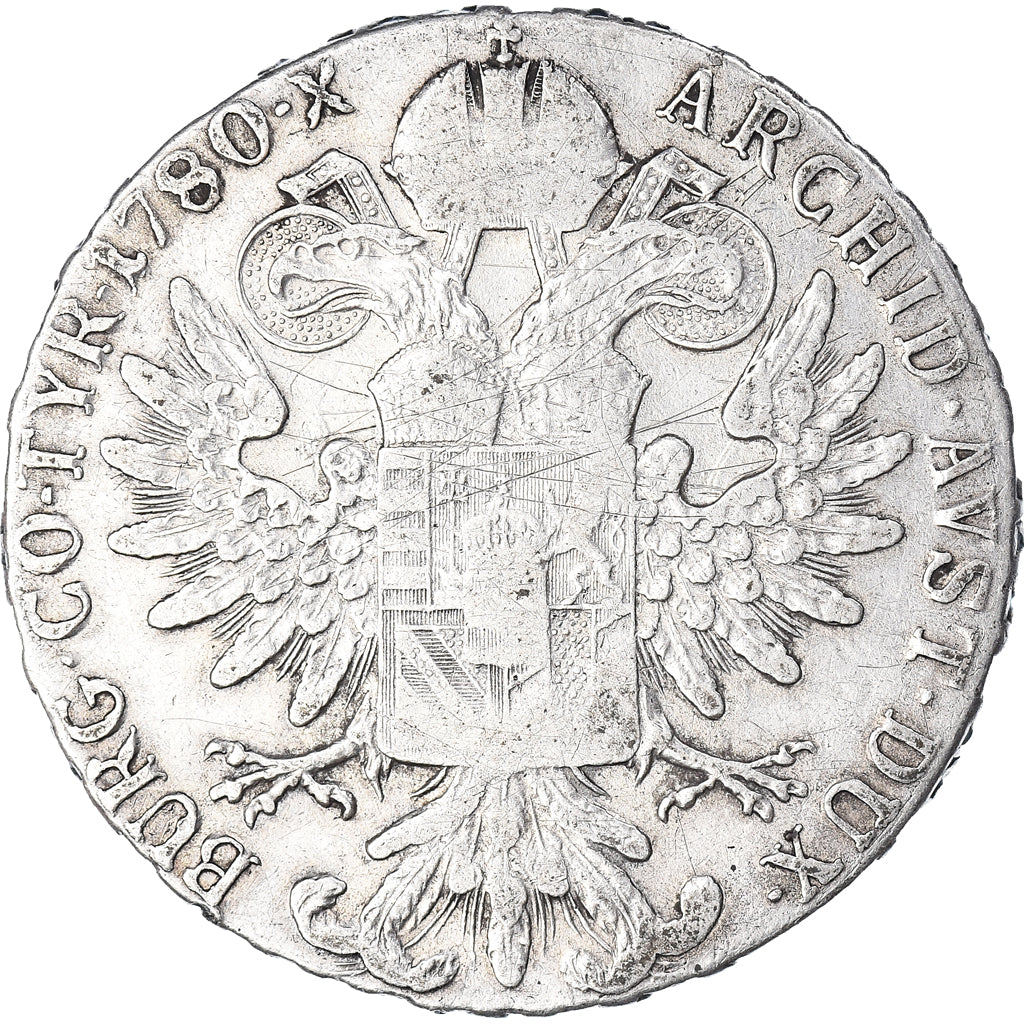 Coin, Austria, Joseph II, Thaler, 1780, Restrike, EF(40-45), Silver, KM:T1