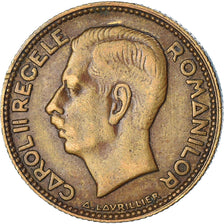 Moneta, Romania, Carol II, 10 Lei, 1930, BB, Nichel-ottone, KM:49