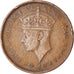 Moneta, Mauritius, George VI, 5 Cents, 1942, Pretoria, BB, Bronzo, KM:20