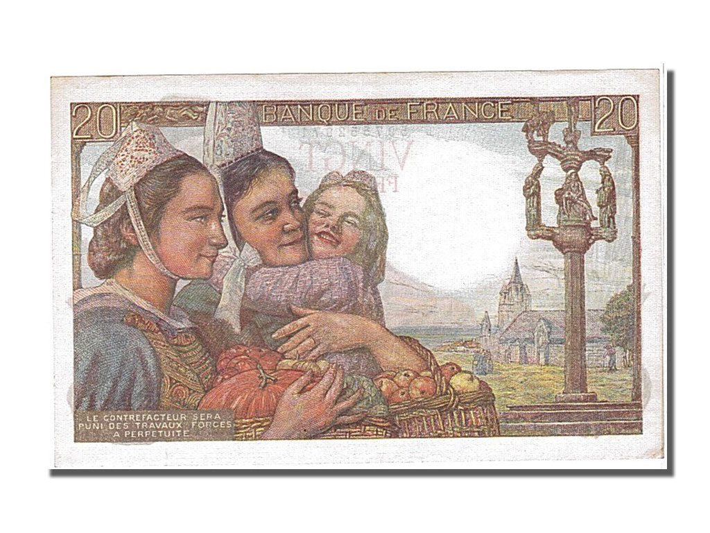 Billet, France, 20 Francs, 20 F 1942-1950 ''Pêcheur'', 1949, 1949-11-03, NEUF