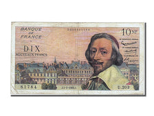 Francia, 10 Nouveaux Francs, 10 NF 1959-1963 ''Richelieu'', 1962, KM:142a, 19...