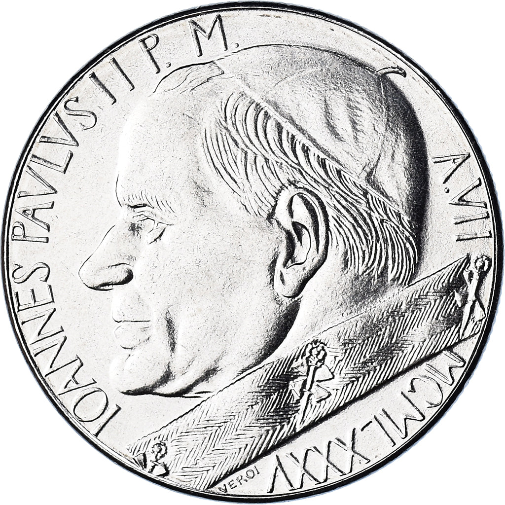 Coin, VATICAN CITY, John Paul II, 100 Lire, 1985, Roma, FDC, MS(65-70)