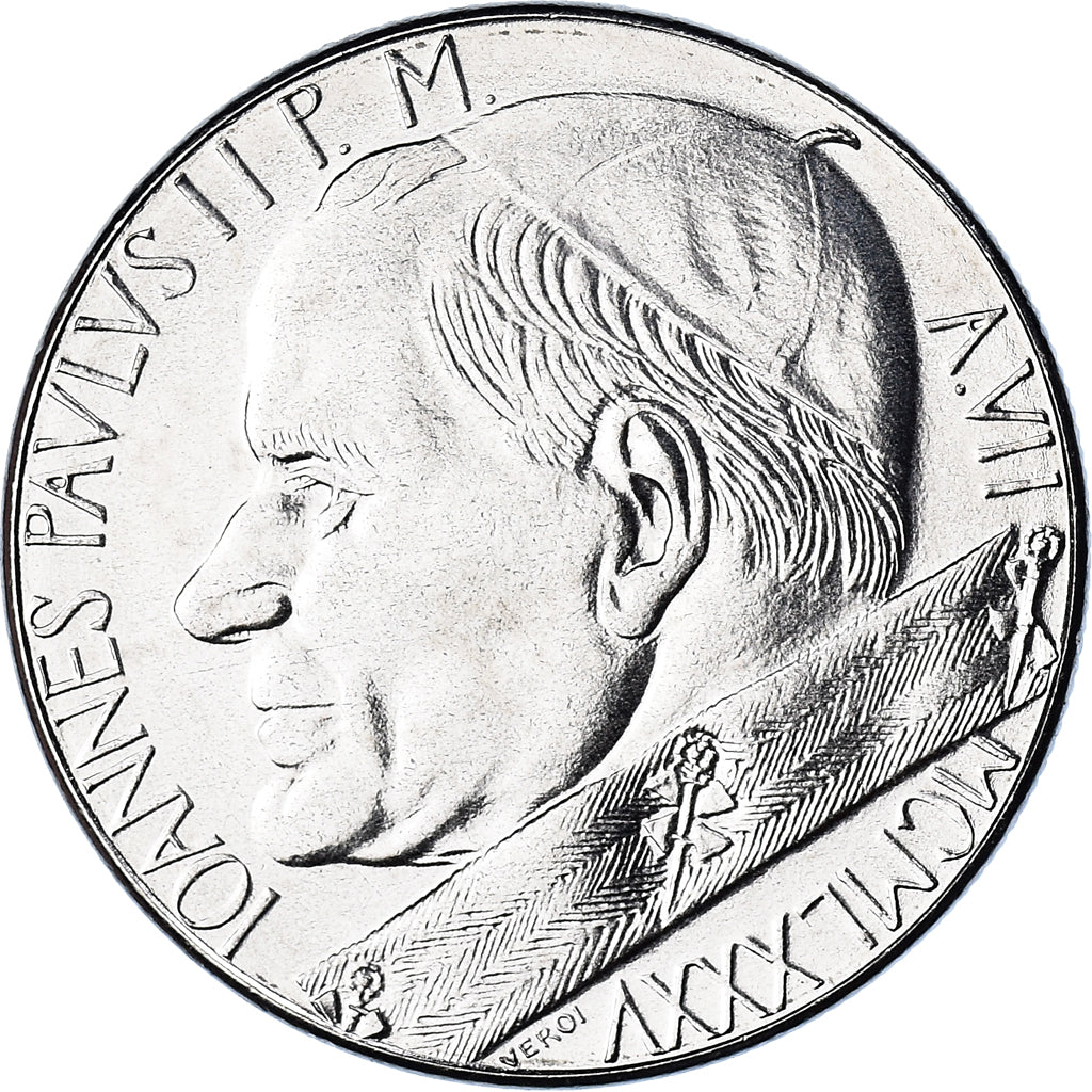 Coin, VATICAN CITY, John Paul II, 100 Lire, 1985, Roma, FDC, MS(65-70)