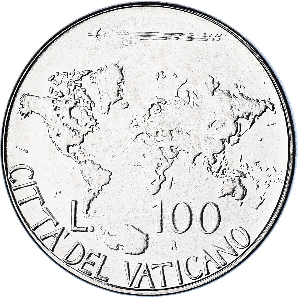 Coin, VATICAN CITY, John Paul II, 100 Lire, 1985, Roma, FDC, MS(65-70)