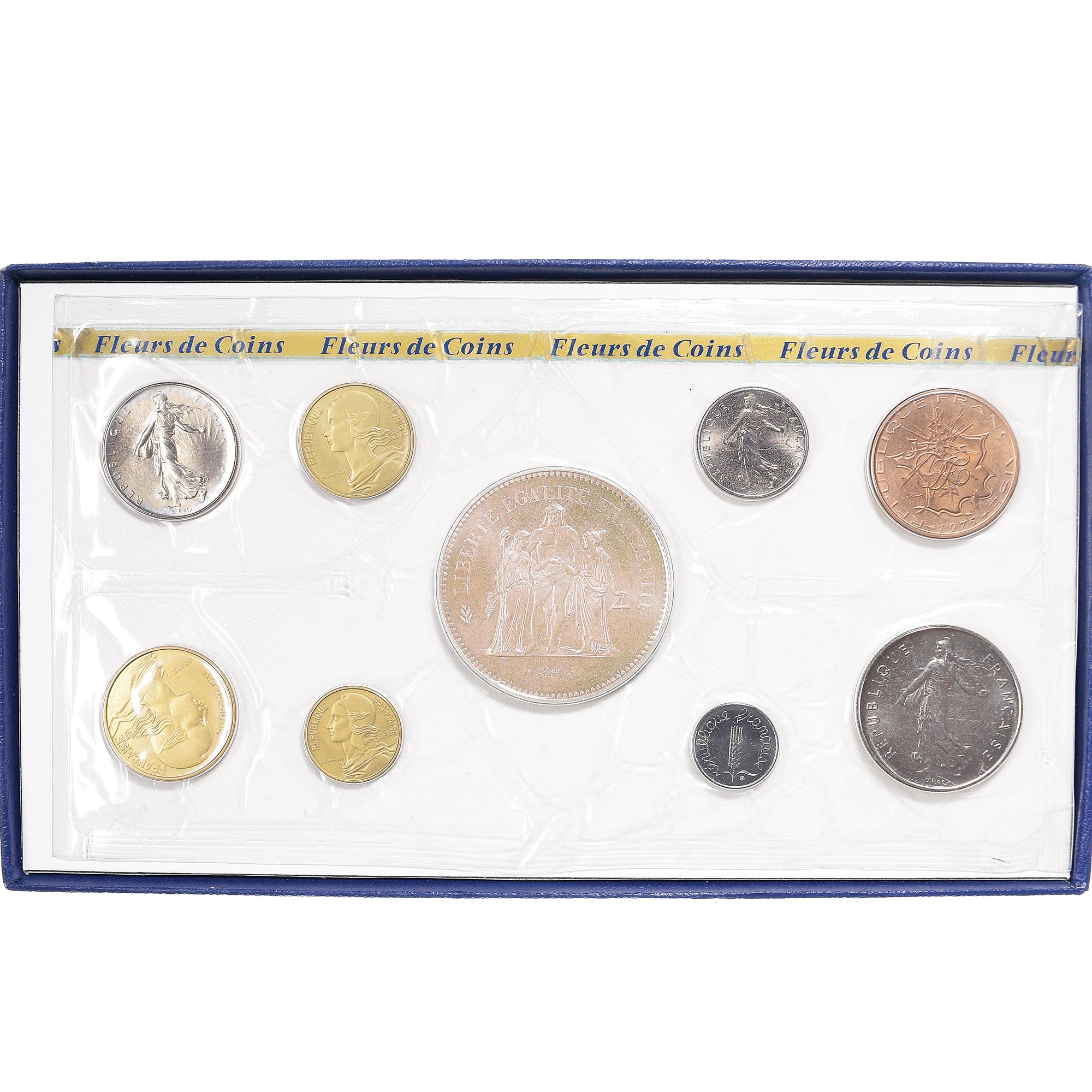 Moneta, Francia, Set francs., 1975, Paris, FDC, FDC, N.C., Gadoury:page 287