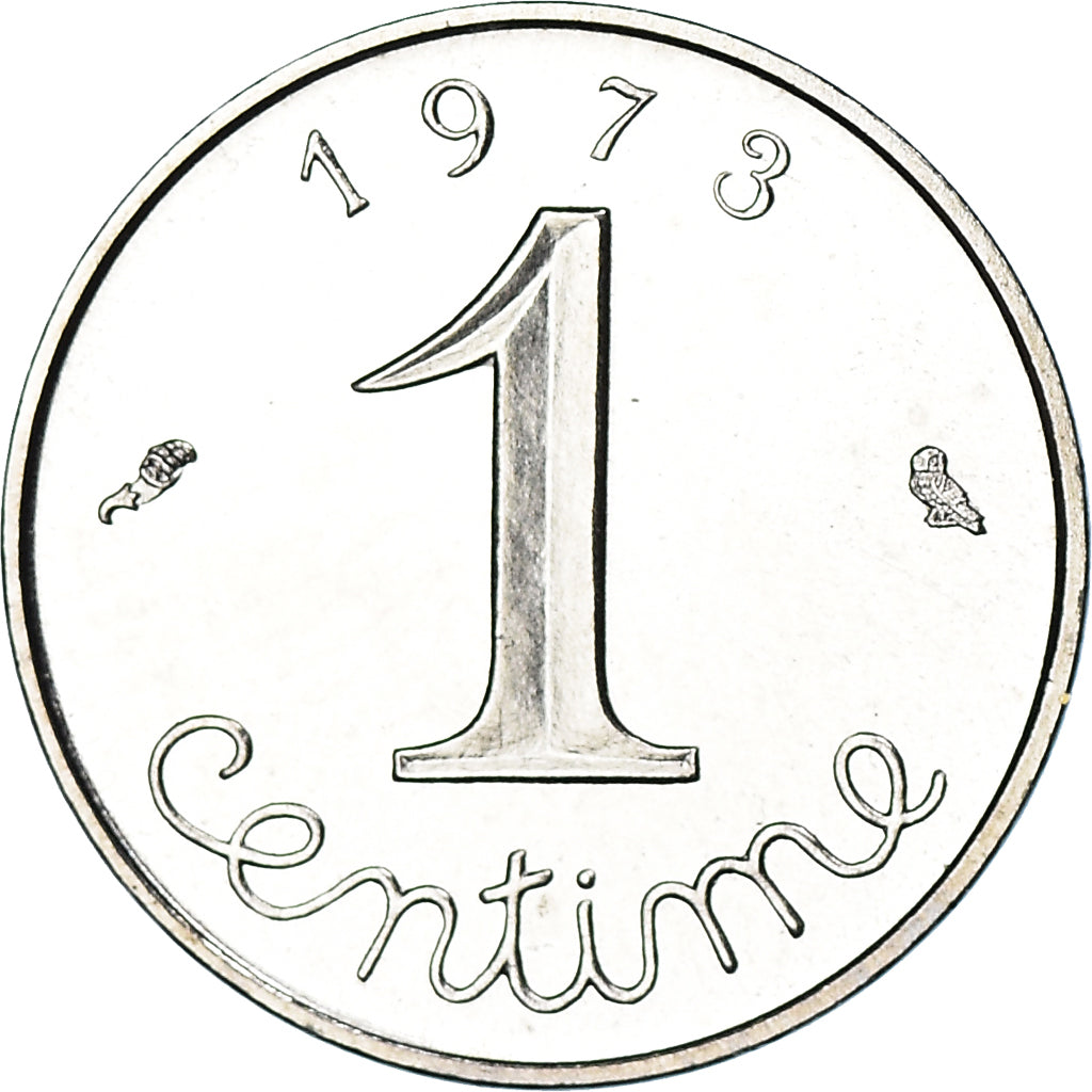 Münze, Frankreich, Épi, Centime, 1973, Paris, FDC, STGL, Stainless Steel