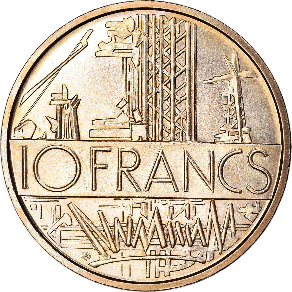 Moneta, Francia, Mathieu, 10 Francs, 1974, Paris, FDC, Nichel-ottone, KM:940