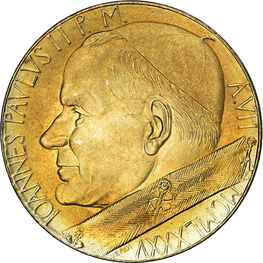 Coin, VATICAN CITY, John Paul II, 20 Lire, 1985, FDC, MS(65-70)
