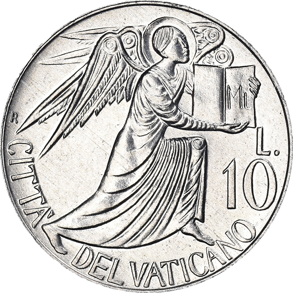 Coin, VATICAN CITY, John Paul II, 10 Lire, 1985, Roma, FDC, MS(65-70), Aluminum