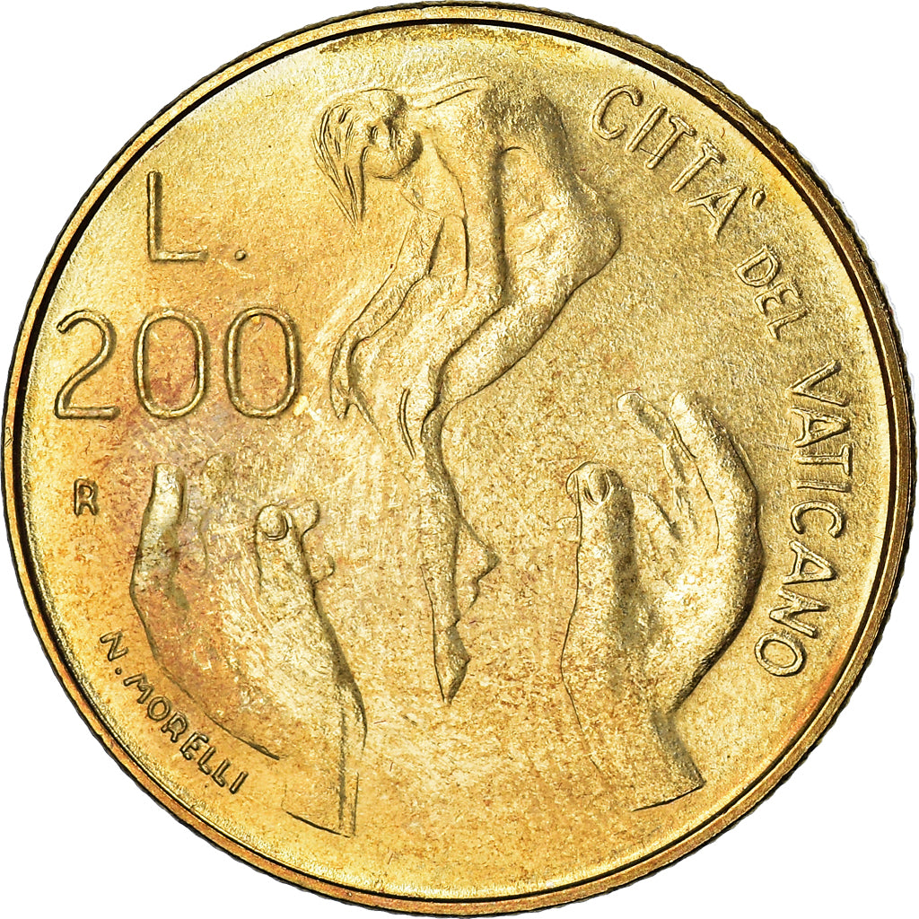 Münze, Vatikanstadt, John Paul II, 200 Lire, 1983, Roma, FDC, STGL