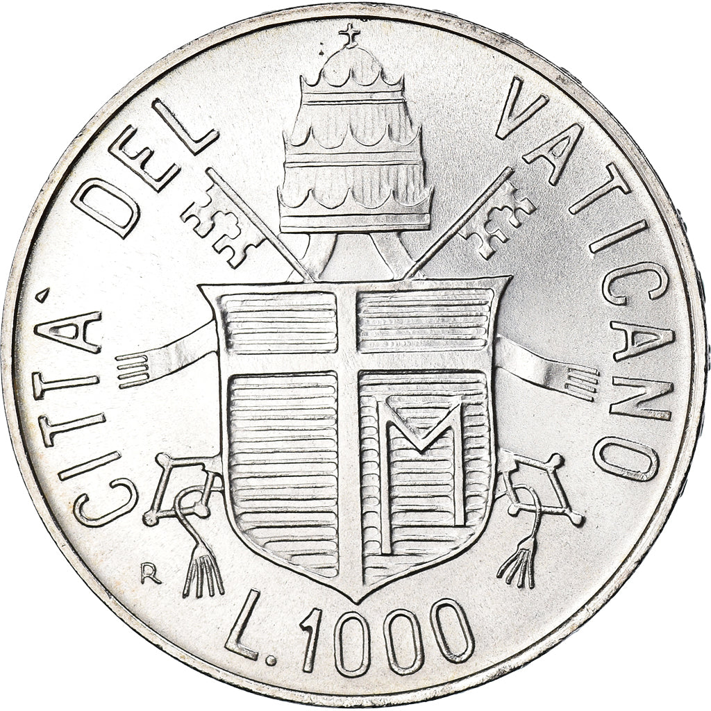 Coin, VATICAN CITY, John Paul II, 1000 Lire, 1984, Roma, FDC, MS(65-70), Silver