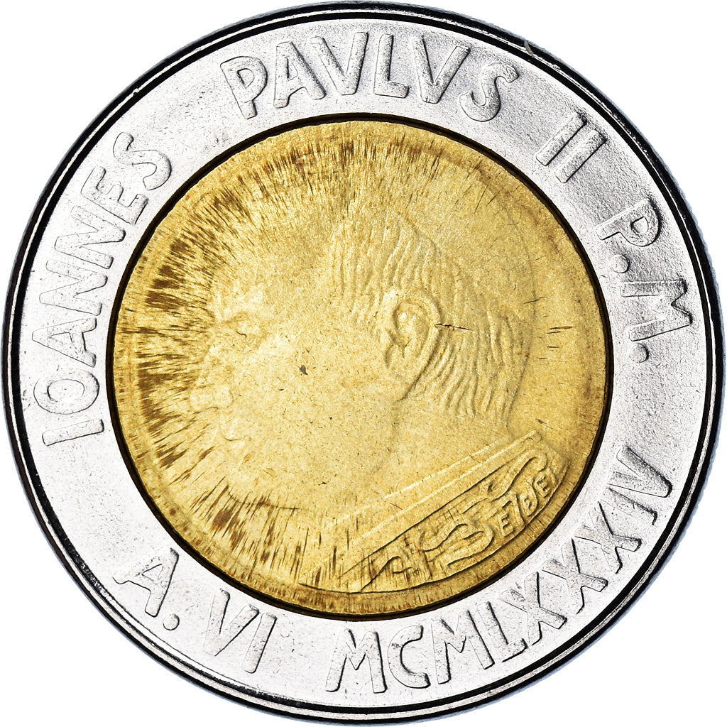 Coin, VATICAN CITY, John Paul II, 500 Lire, 1984, Roma, FDC, MS(65-70)